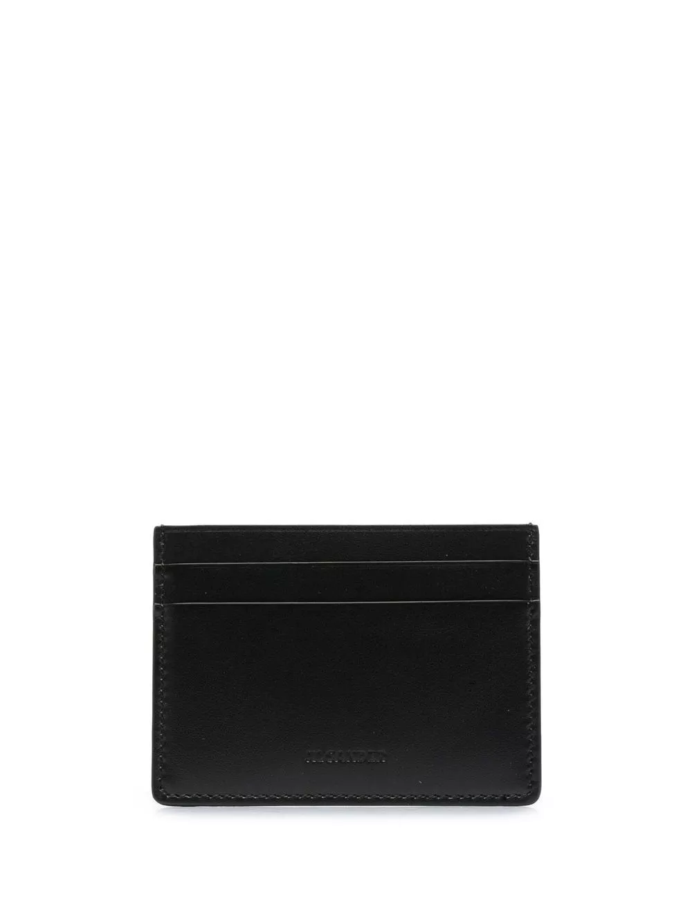 Givenchy logo-print leather cardholder Men 0116