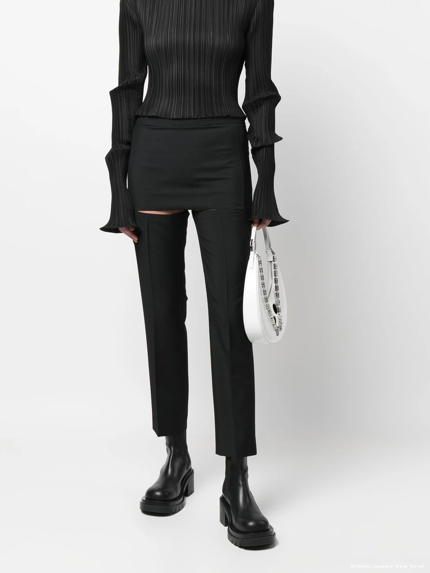 Affordable Women skirt-detail Givenchy slit trousers 0317