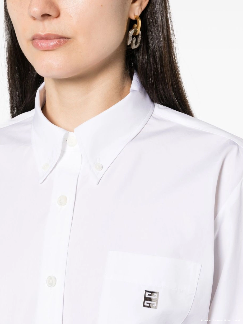 Cheap Givenchy Women cotton shirt 4G-plaque 0317