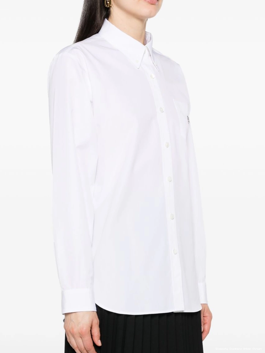 Cheap Givenchy Women cotton shirt 4G-plaque 0317