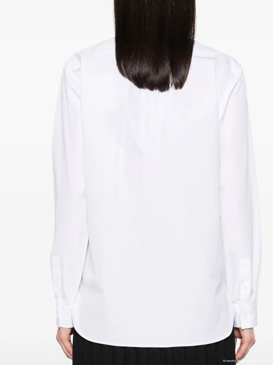 Cheap Givenchy Women cotton shirt 4G-plaque 0317