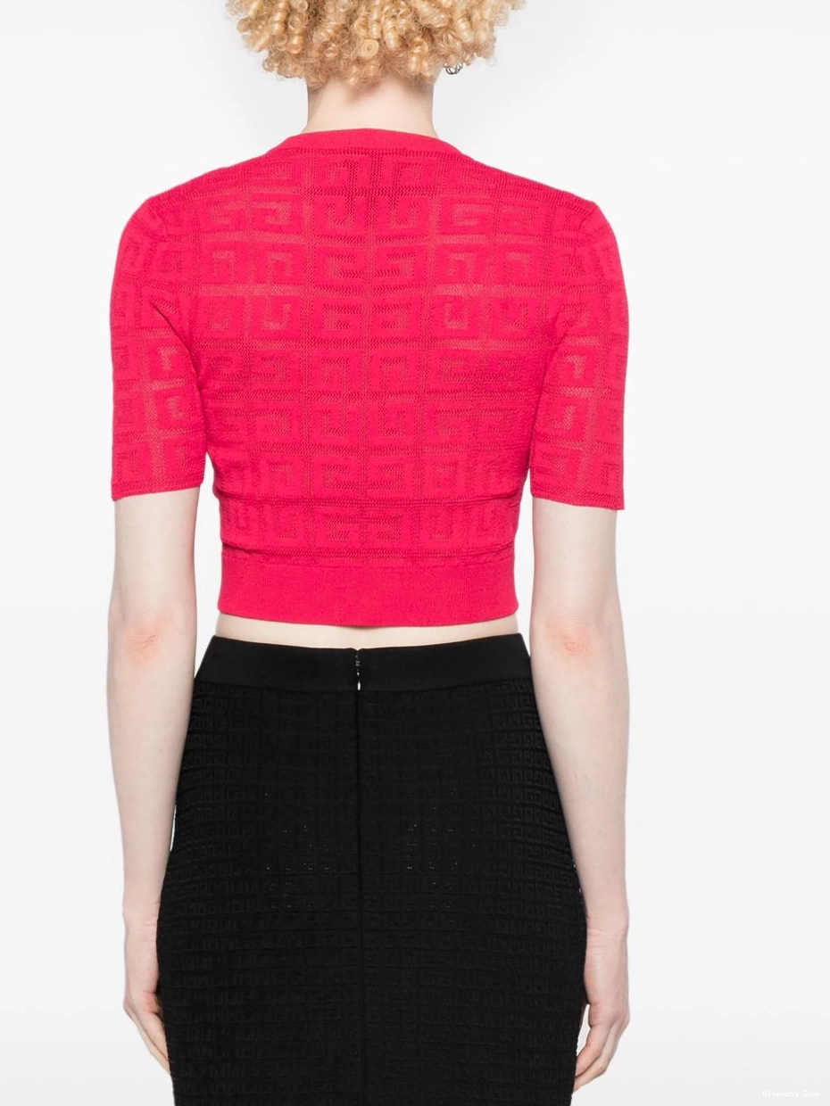 Affordable Women Givenchy crop top 4G-jacquard 0316