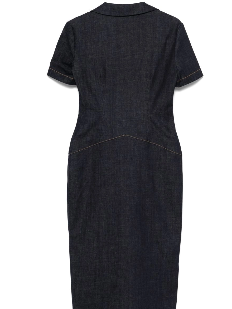 Affordable Women 4G-emblem denim Givenchy dress midi 0304