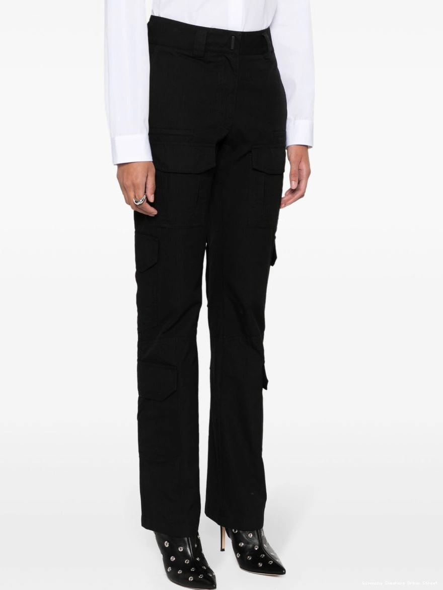 Affordable cargo fine-check-pattern Givenchy trousers Women 0313