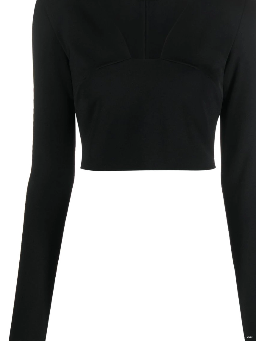 Cheap top Women cropped Givenchy square-neck 0311