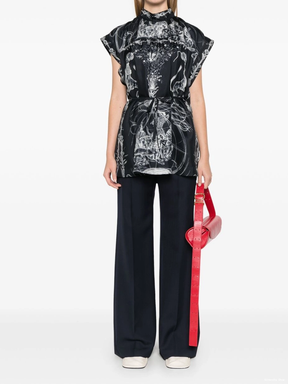 Affordable Women silk printed blouse Givenchy 0307