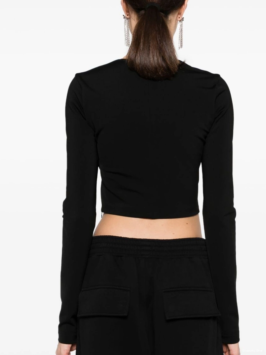 Cheap top Women cropped Givenchy square-neck 0311