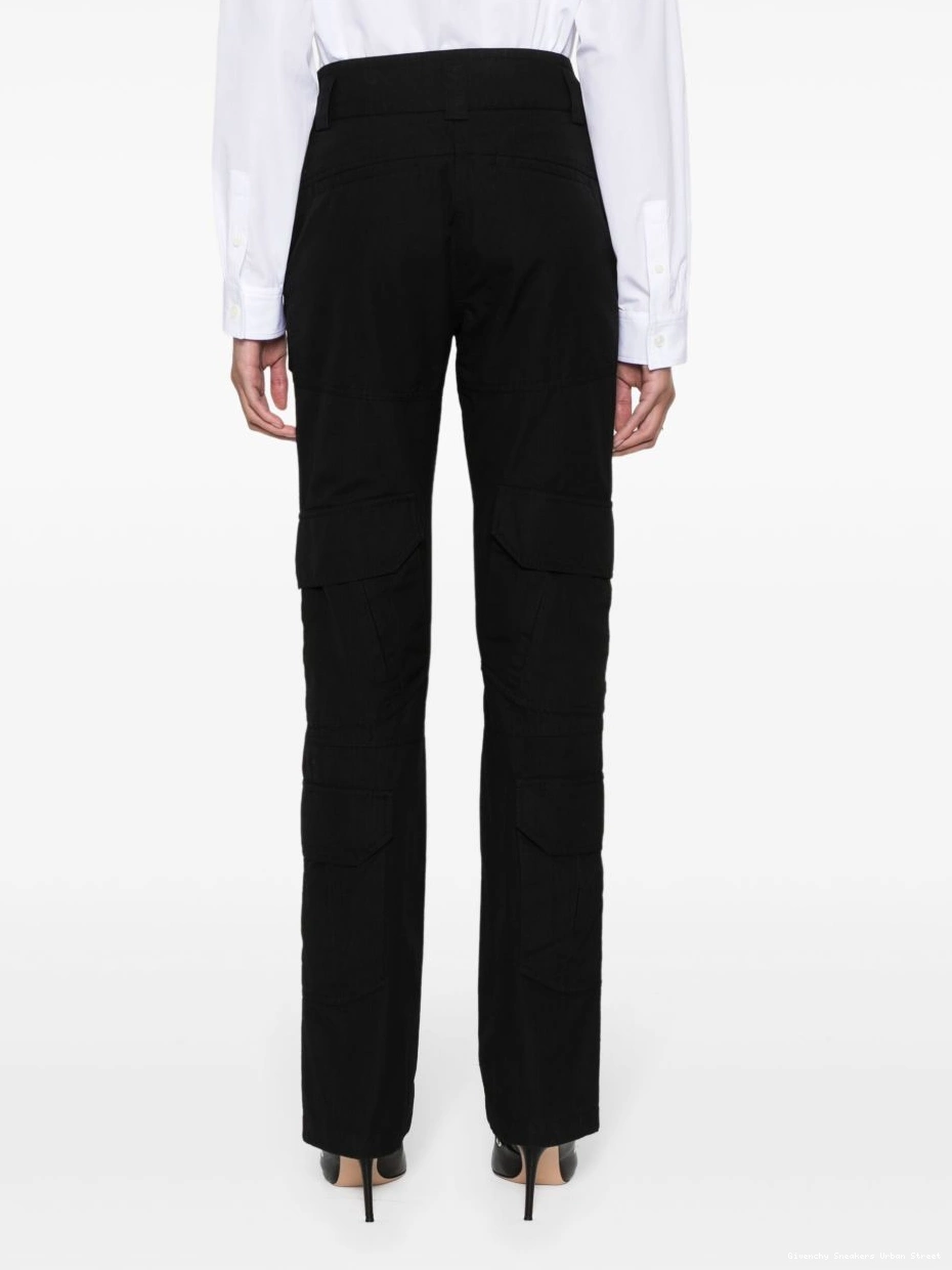 Affordable cargo fine-check-pattern Givenchy trousers Women 0313