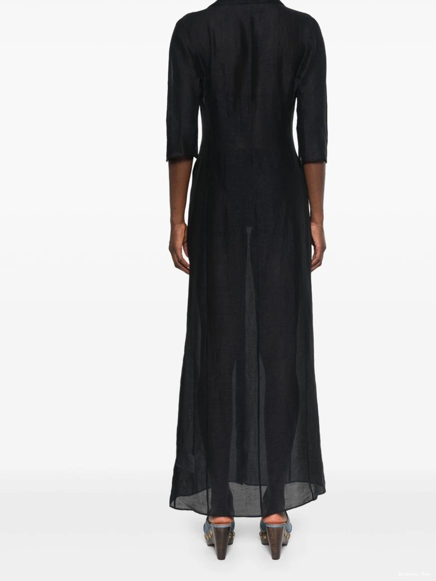 Cheap Givenchy maxi dress 4G-embroidered Women 0303