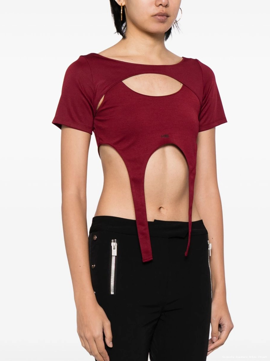 Cheap Women cropped asymmetric T-shirt Givenchy 0306