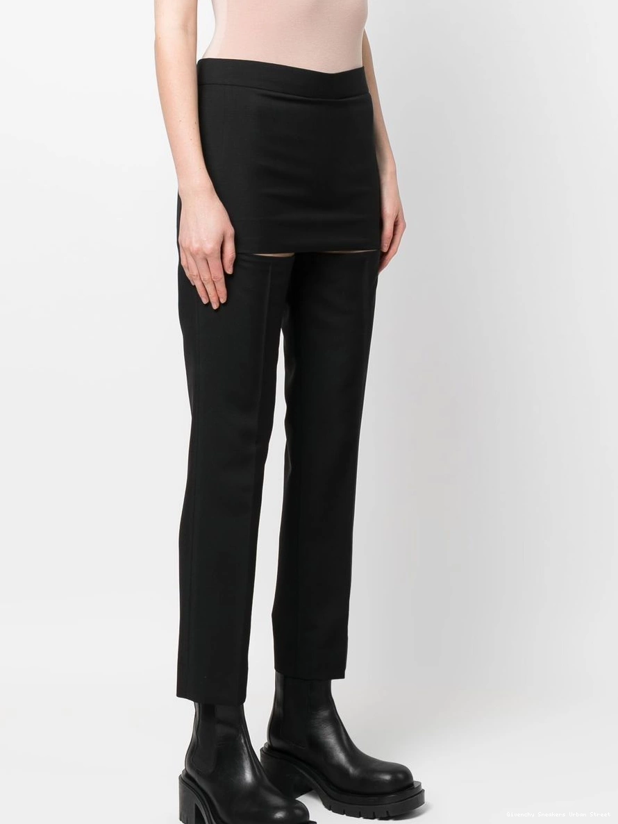 Affordable Women skirt-detail Givenchy slit trousers 0317