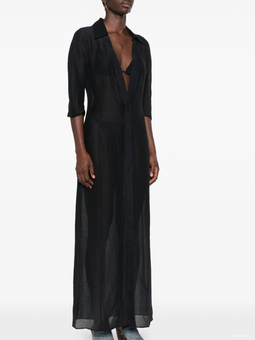 Cheap Givenchy maxi dress 4G-embroidered Women 0303