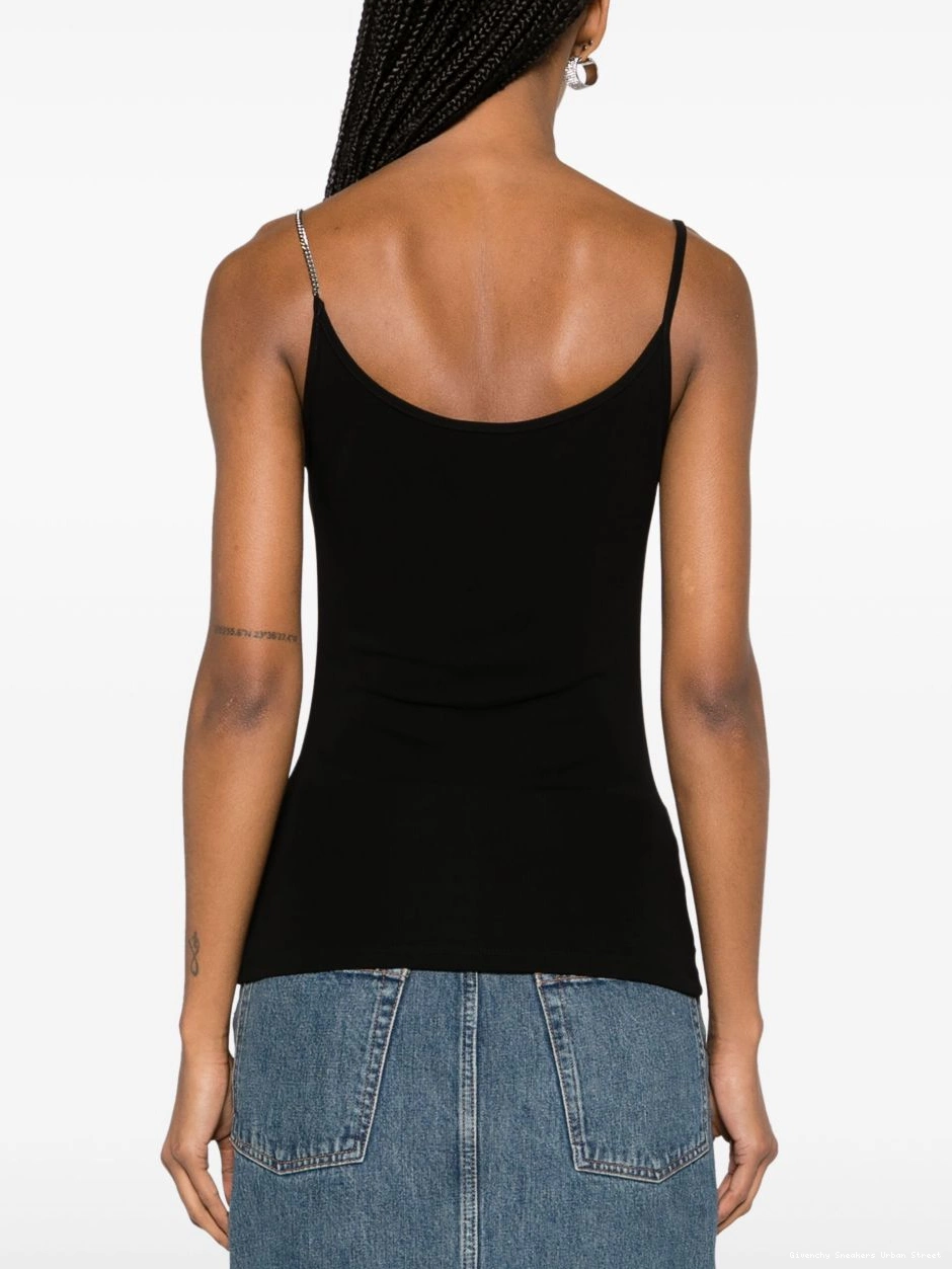 Affordable spaghetti Givenchy 4G top tank Women plaque-detailed 0316