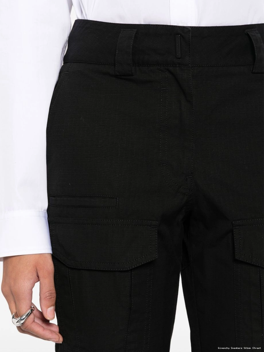 Affordable cargo fine-check-pattern Givenchy trousers Women 0313